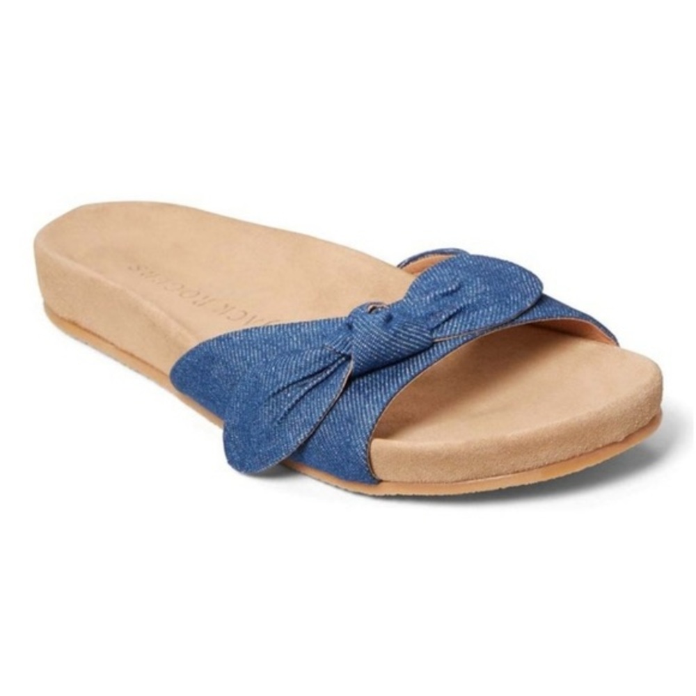 Jack Rogers Dorothy Bow‎ Slip On Footbed Sandals Size 10